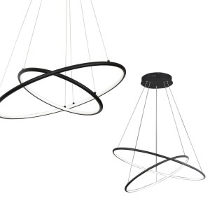 LAMPA WISZĄCA ORION BLACK 53W LED | ML508 Milagro
