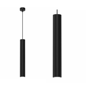 Lampa wisząca HUDSON Czarny 1xGU10 MLP8791 Milagro