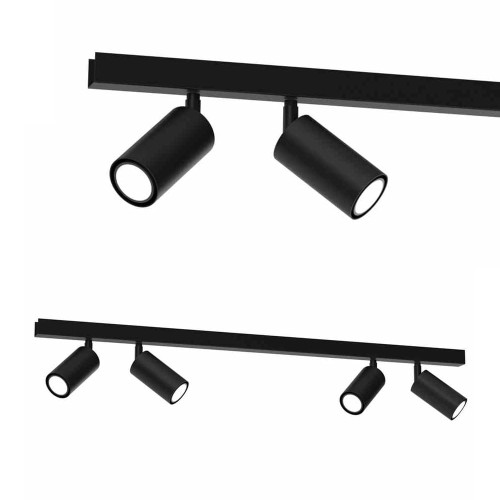 Lampa sufitowa HUDSON Czarny 4xGU10 MLP8797 Milagro