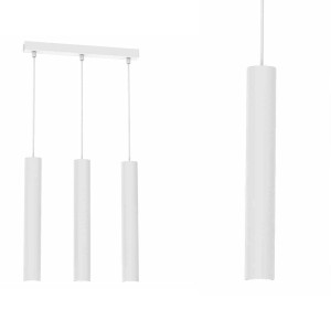 Lampa wisząca HUDSON Biały 3xGU10 MLP8799 Milagro