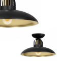 Lampa sufitowa FELIX Czarny/Złoty 1xE27 MLP8905 Milagro