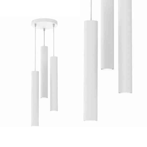 Lampa wisząca HUDSON Biały 3xGU10 MLP8800 Milagro