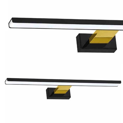 Kinkiet SHINE Czarny/Złoty 60cm 13,8W LED ML7885 Milagro