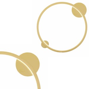 Lampa sufitowa Saturno Złoty 25W LED ML8859 Milagro