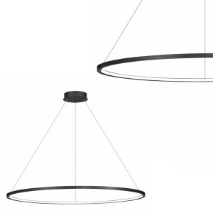 Lampa wisząca Saturno Czarny 65W LED ML8864 Milagro
