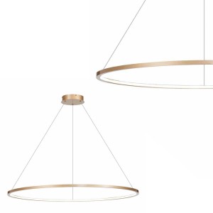 Lampa wisząca Saturno Złoty 65W LED ML8865 Milagro