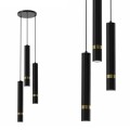 Lampa wisząca JOKER Czarny/Złoty 3xGU10 MLP8918 Milagro