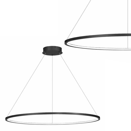 Lampa wisząca Saturno Czarny 57W LED ML8862 Milagro