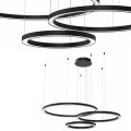 Lampa wisząca GALAXIA Czarny 85W LED ML8789 Milagro