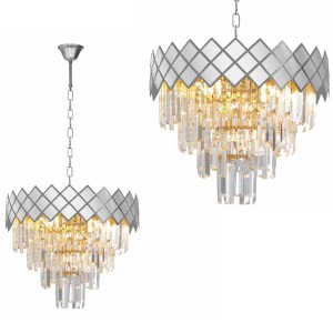 Żyrandol CARISMA Chrom 9xE14 ML8889 Milagro