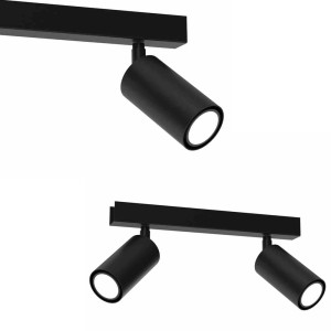 Lampa sufitowa HUDSON Czarny 2xGU10 MLP8795 Milagro