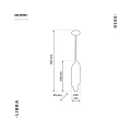 Lampa Wisząca LIBRA 6xE14 | MILAGRO BY MACIEJ ZIEŃ