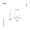 Lampa Wisząca CASSIOPEIA 9xE14 | MILAGRO BY MACIEJ ZIEŃ