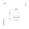 Lampa Wisząca CASSIOPEIA 8,5W LED | MILAGRO BY MACIEJ ZIEŃ