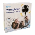 WENTYLATOR STOJĄCY EKO-LIGHT Z PILOTEM 16''BIAŁY | EKW562 Eko-Light