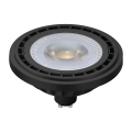 Żarówka LED 10W AR111 GU10 3000K/ Czarny AR8040 Eko-Light