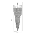Żyrandol LUXURIA 300cm 41xE14 ML8885 Milagro
