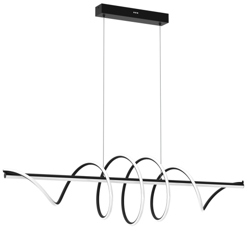 Lampa wisząca TWIST BLACK 90W LED ML8608 Milagro