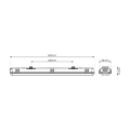 Oprawa Hermetyczna 2x60cm pod świetlówkę LED EKH9834 Eko-Light