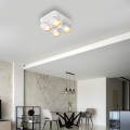 Lampa sufitowa Andy 4xGU10 Kwadrat Biały + Złoty ML9940 Milagro