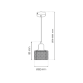 Lampa wisząca LUMI 1xG9 ML9747 Milagro