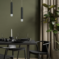 Lampa wisząca TUBI BLACK 1xGU10 ML8877 Milagro