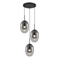 Lampa wisząca ALIAS BLACK 3xE14 koło ML0320 Milagro