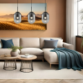 Lampa wisząca ALIAS BLACK 3xE14 ML0321 Milagro