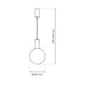 Lampa wisząca TORONTO 1xGU10 ML0327 Milagro