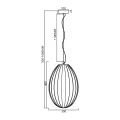 Lampa wisząca BRAGA WHITE 1xE27 ML0350 Milagro