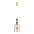 Lampa wisząca ARTE 12W LED śr. 16cm mosiądz ML0357 Milagro