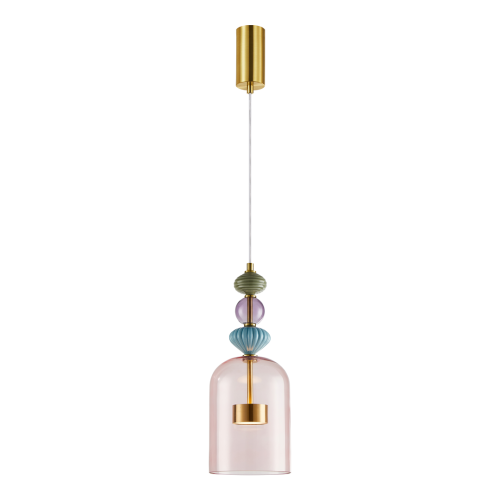 Lampa wisząca ARTE 12W LED śr. 16cm mosiądz ML0357 Milagro