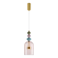 Lampa wisząca ARTE 12W LED śr. 16cm mosiądz ML0357 Milagro