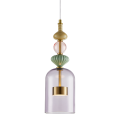 Lampa wisząca ARTE 12W LED śr. 13cm mosiądz ML0359 Milagro