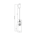 Lampa wisząca ARTE 12W LED śr. 13cm czarna ML0360 Milagro