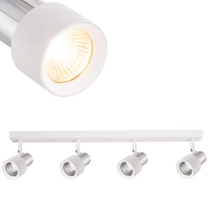 Lampa sufitowa Cino 4xGU10 Biały + Chrom ML9950 Milagro