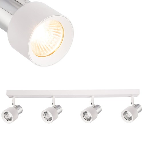 Lampa sufitowa Cino 4xGU10 Biały + Chrom ML9950 Milagro