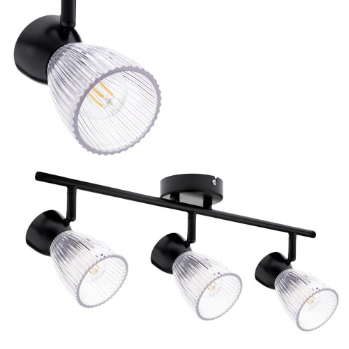 Lampa sufitowa BEST BLACK 3xE14 ML9972 Milagro