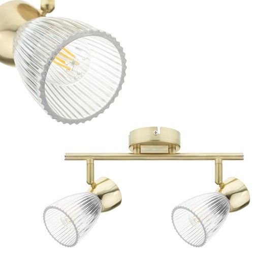 Lampa sufitowa BEST GOLD 2xE14 ML9975 Milagro