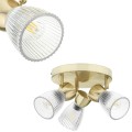 Lampa sufitowa BEST GOLD 3xE14 (round) ML9977 Milagro