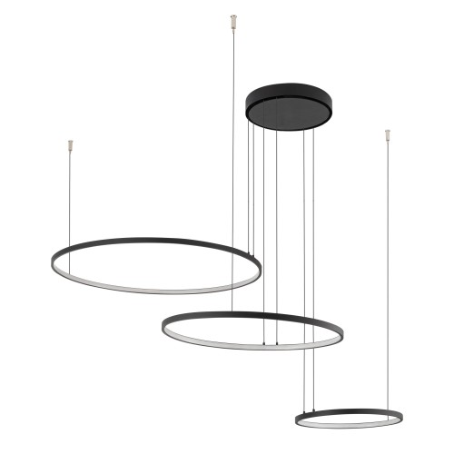 Lampa wisząca CIRCOLO LED Czarny 10817 Nowodvorski Lighting