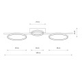 Plafon CIRCOLO LED Czarny 10866 Nowodvorski Lighting