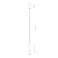 Lampa wisząca FOURTY M Szary 10902 Nowodvorski Lighting