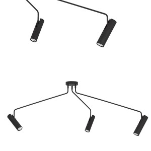 Lampa sufitowa EYE SUPER BLACK III 6504 Nowodvorski