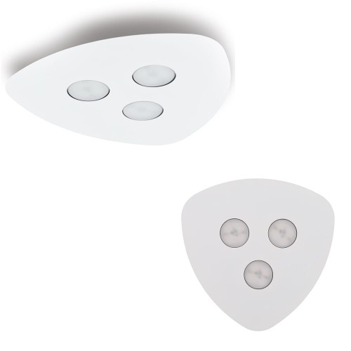 Lampa sufitowa ORGANIC WHITE III biała 8304 Nowodvorski Lighting