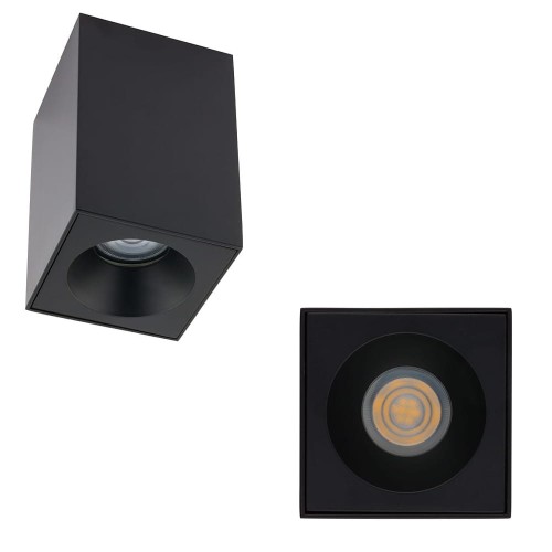 Lampa sufitowa łazienkowa BRAVO BLACK IP54 czarna 8365 Nowodvorski Lighting