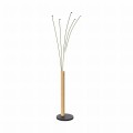 Lampa stojąca podłogowa Velden jasne drewno/czarny mat ML4767-3BMD Zuma Line