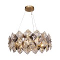 Lampa wisząca Tiara złoty/przezroczysty+dymiony 9864-500 Zuma Line