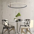 Lampa wisząca Claud czarny/drewno 22808-WOOD Zuma Line