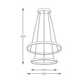 Lampa wisząca Breno czarny 2023200-BK Zuma Line